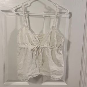 Edith Cotton Tie Front Brandy Melville Tank